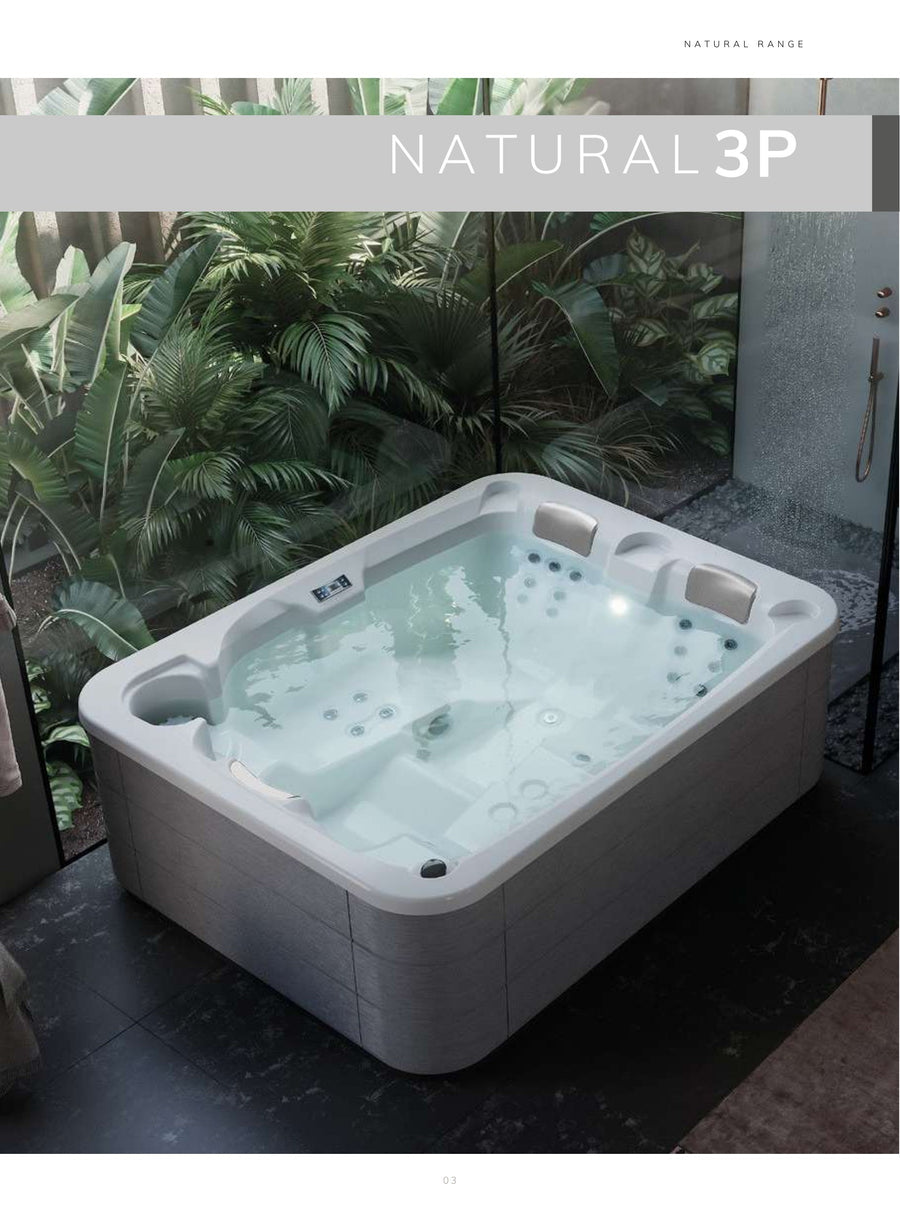Aquavia Natural 3P spa pool, Wellness One
